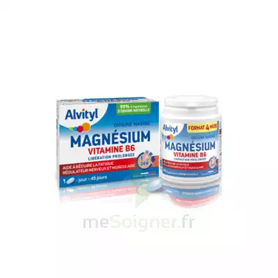 Alvityl Magnésium Vitamine B6 Libération Prolongée Comprimés Lp B/45 à Fronton